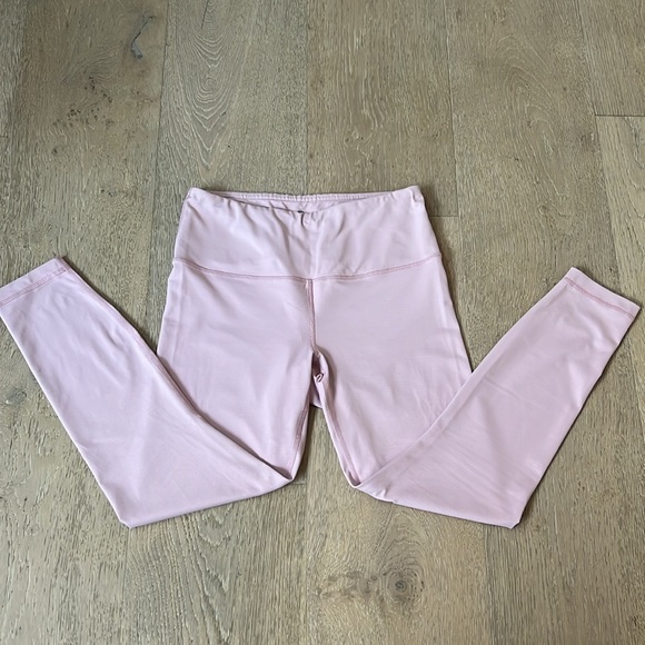NWOT Medium Baby Pink Leggings. Full / Floor / Ankle Length. 7/8 Length. - Picture 5 of 11